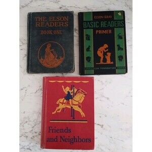 Vintage Elson Gray Basic Readers Book 1 Primer 1927-1936 Friends & Neighbors 46